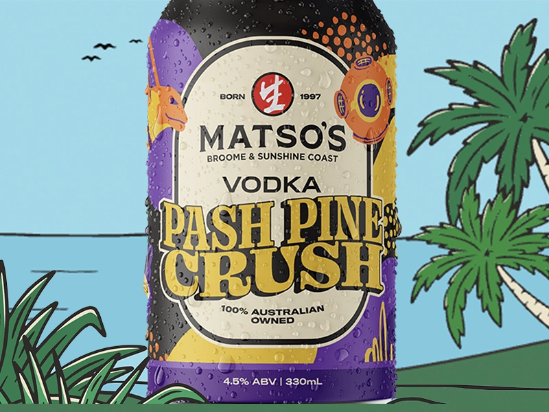 Matso’s Pash Pine Crush • Tropical RTD Available at Supercellars