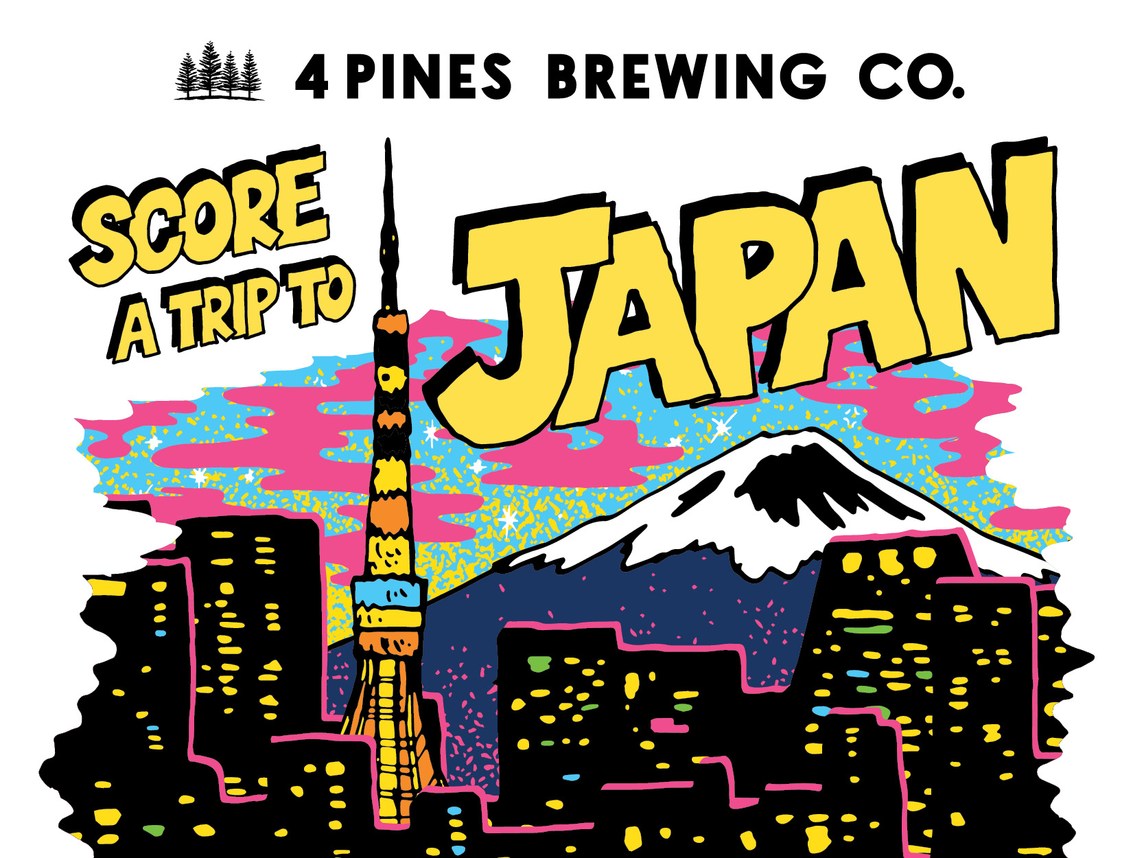 Score a Trip to Japan with 4 Pines