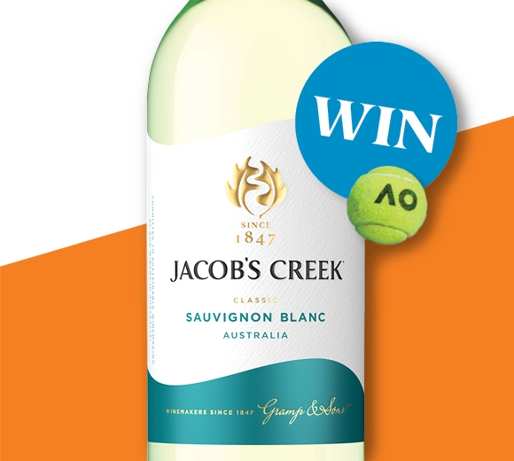 Win an Australian Open Experience with Jacobs creek