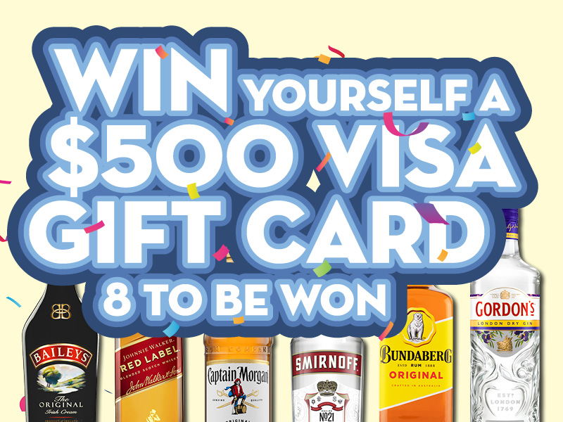 Win yourself a $500 Visa Gift Card!